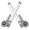 Drive Medical Rear Glide Brakes with 3